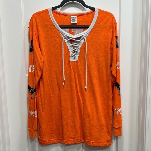 PINK Victoria’s Secret Here For The Boos Long Sleeve Top Size Small - Picture 1 of 16